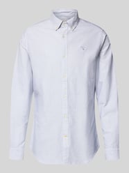 Krój tailored koszula casualowa z czystej bawełna model 'STRIPED OXFORD' od Barbour - 22