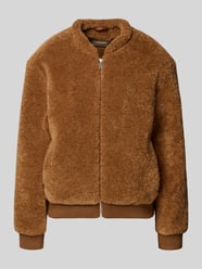 Regular Fit Bomberjacke aus Teddyfell Modell 'Teddy' von Smith and Soul - 45