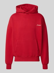 Relaxed Fit Hoodie aus Baumwoll-Mix mit Label-Stitching von PROHIBITED - 18