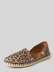 Espadrilles aus Leder mit Label-Patch Modell 'CARMEN' von Verbenas - 3