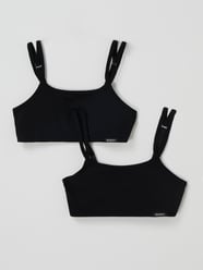 Bustier met stretch in een set van 2 stuks  van Skiny Zwart - 14