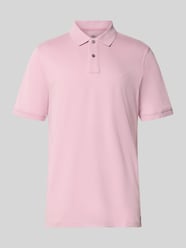 regular fit poloshirt met gestikt logo van Fynch-Hatton Fuchsia - 26