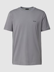 T-Shirt mit Label-Print von BOSS Green Grau - 28