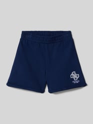 Regular Fit Sweatshorts mit Label-Stitching Modell 'ACTIVE' von Guess - 8