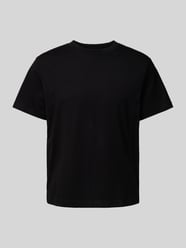 Boxy Fit T-Shirt mit Rundhalsausschnitt von WEEKDAY Schwarz - 30