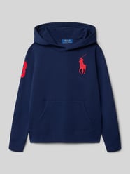 Hoodie met logostitching van Polo Ralph Lauren Teens - 9