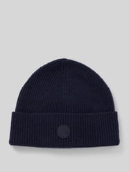 Beanie van wolmix met stitching, model 'Xafi' van Hugo Blue - 4