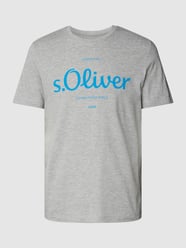 T-Shirt mit Label-Print von s.Oliver RED LABEL Grau - 17