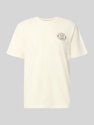 Relaxed Fit T-Shirt aus reiner Baumwolle Modell 'CAP' von ONLY & SONS Beige - 18