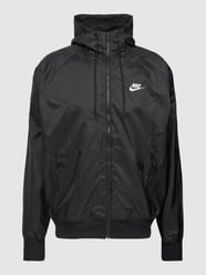 Jacke mit Label-Print von Nike Schwarz - 12