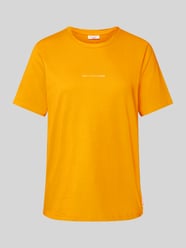 T-Shirt mit Label-Print von Marc O'Polo Denim Orange - 1