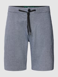 Regular fit bermuda met achterzak, model 'yarn' van Tom Tailor Denim Grijs / zwart - 30