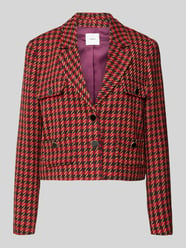 Regular Fit Bouclé-Blazer mit Hahnentrittmuster von s.Oliver BLACK LABEL - 16