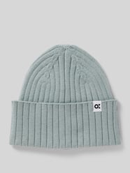 Beanie mit Label-Detail Modell 'Adela' von OPUS Blau - 16