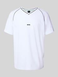 T-shirt o kroju regular fit z czystej bawełny model ‘TEE RETRO TL’ od BOSS Green - 12