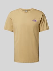 T-Shirt mit Label-Print von The North Face Grün - 7