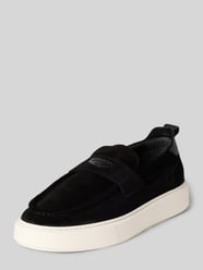 Loafers ze skóry z detal z logo od Antony Morato - 28