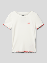 T-shirt met labelstitching van Levi’s® Kids Wit - 27