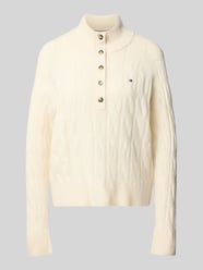 Pullover aus Wolle mit Knopfleiste von Tommy Hilfiger - 12