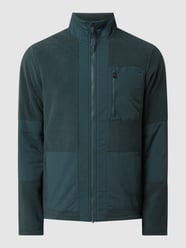 Fleecejack met contrastdetails, model 'Nohr' van Selected Homme Groen - 18
