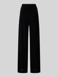 Wide Leg Stoffhose mit Haken- und Reißverschluss von Jake*s Cocktail Schwarz - 37