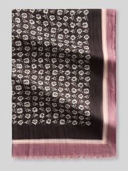 Schal mit großem Logo-Print von Marc O'Polo Pink - 15