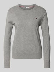 Regular Fit Strickpullover aus Baumwoll-Mix von Tommy Hilfiger - 40