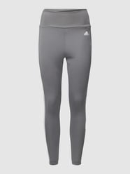 Leggings mit labeltypischen Galonstreifen von ADIDAS SPORTSWEAR Grau / Schwarz - 22
