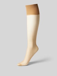 Strumpfhose im semitransparentem Design von Falke Beige - 9