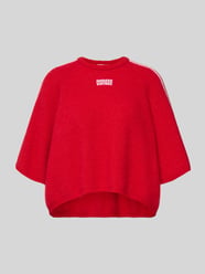Kort gebreid trui van wol-alpaca-mix model 'VITOW' van American Vintage - 4