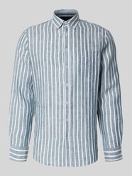 Slim Fit Freizeithemd aus reinen Leinen von Christian Berg Men - 24
