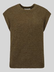 Bezrękawnik o kroju relaxed fit z mieszanki wełny model 'LULU' od Selected - 42