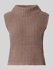Regular Fit Top in Strick-Optik von monari Beige - 14