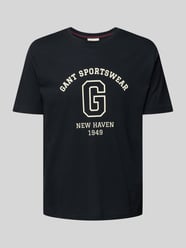 T-shirt z nadrukiem z logo od Gant - 18