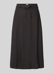 Midirok van mix van linnen en viscose model 'LINNO' van ICHI - 3