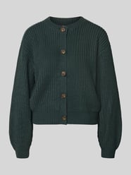kardigan rozpinany o luźnym kroju z jednorzędową listwą guzikową model 'LEA' od VERO MODA - 14