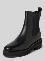 Chelsea Boots aus Leder mit Zugschlaufe Modell 'ADRIANNA' von Lauren Ralph Lauren Schwarz - 16