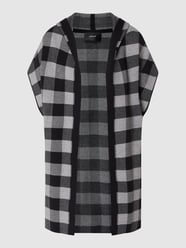 Cape mit Karomuster Modell 'Ahudi' von Opus Grau - 24