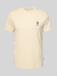 T-Shirt mit Motiv- und Statement-Stitching Modell 'JANUS' von Blend Beige - 5