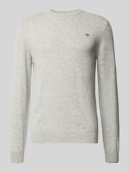 Strickpullover aus reiner Lammwolle mit gerippten Abschlüssen von Gant - 19