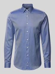 Slim Fit Business-Hemd mit Kentkragen von JOOP! Blau - 42