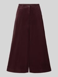 Weite Hose aus reiner Baumwolle Modell 'MELLI S' von Brax Bordeaux - 36
