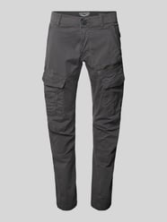 Spodnie cargo o kroju tapered fit z wyhaftowanym logo od PME Legend - 5