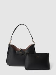 Hobo Bag in Leder-Optik Modell 'BRENTON' von Guess Schwarz - 12