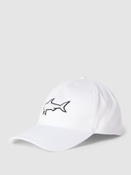 Czapka z daszkiem z wyhaftowanym logo od Paul & Shark Biały - 45