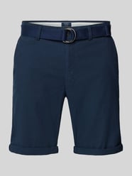 Szorty chinosy o kroju slim fit z kieszeniami z tyłu od MCNEAL - 37