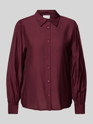 Regular fit blouse met platte kraag, model 'KARLANI' van ICHI Bordeaux - 24