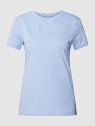 T-Shirt mit Label-Stitching von ARMANI EXCHANGE Blau - 21