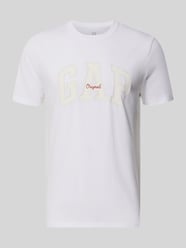 t-shirt z logo i okrągłym dekoltem od GAP - 41