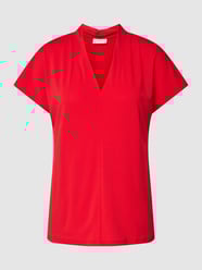 Blouse met siernaad, model 'Yrsa' van FREE/QUENT Rood - 38